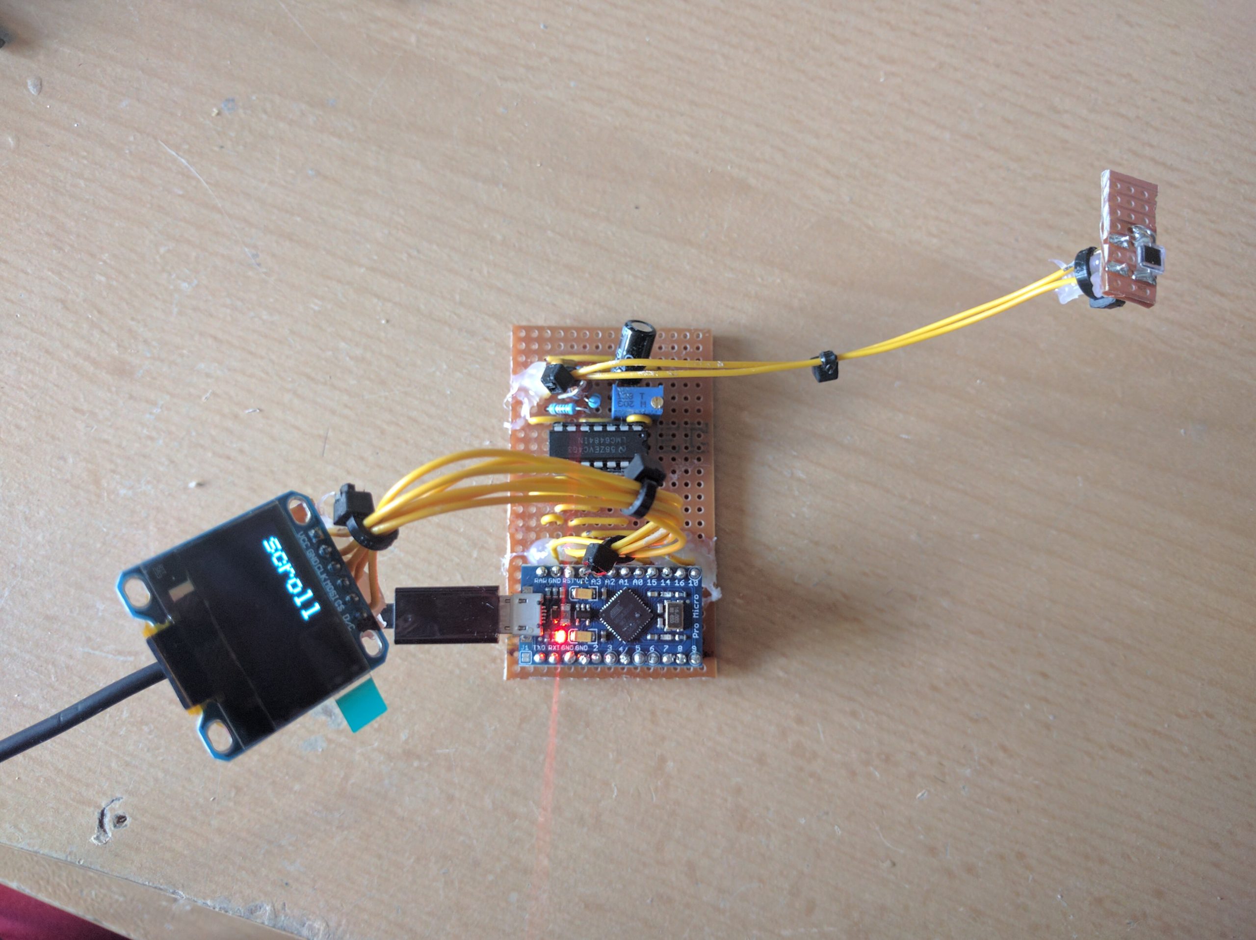 Assembled SSSM including OLED display
