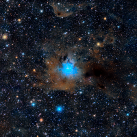 The Iris Nebula In Cepheus Iris Nebula